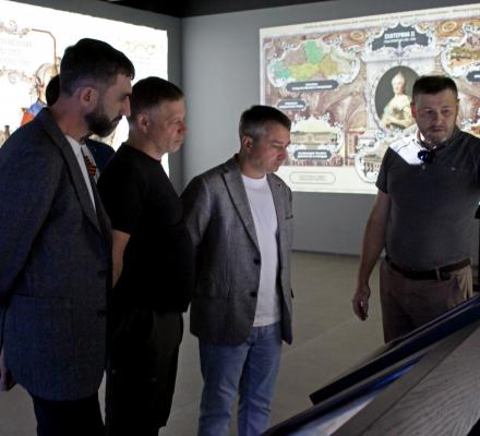 Делегация Красноярского края в Луганске